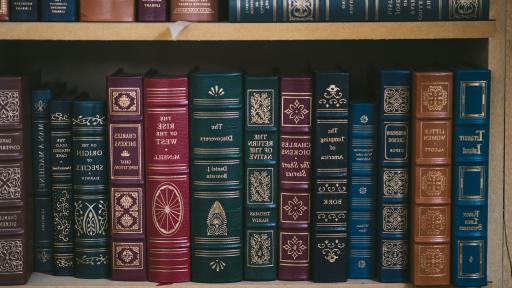 book shelf full of books at the Shimer Great Books School